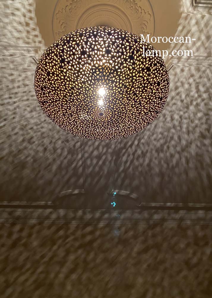 plafond de lampe marocaine, Vintage Antique